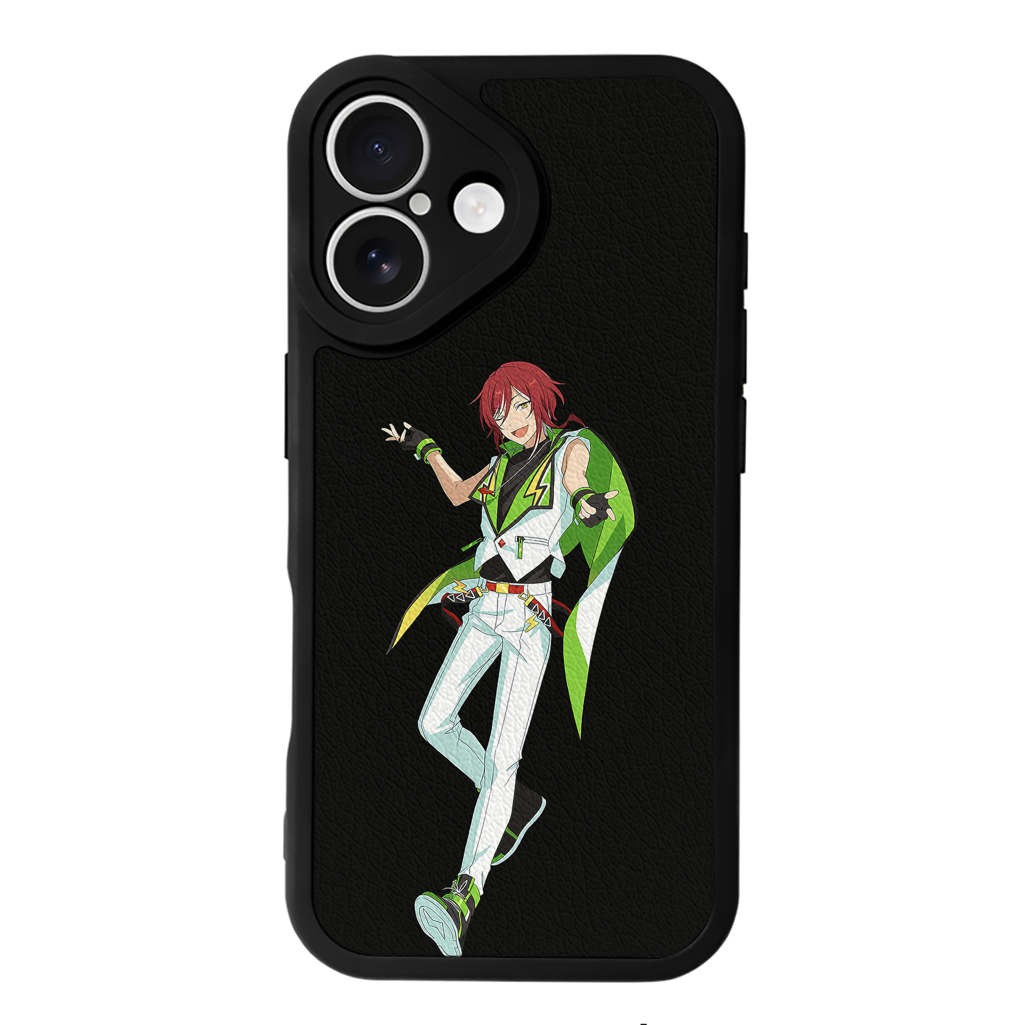 （画像用） あんさんぶるスターズ! Ensemble Stars 【iPhone 16シリーズ対応】シリコンスマホケース（レザー調） 材質：シリコン